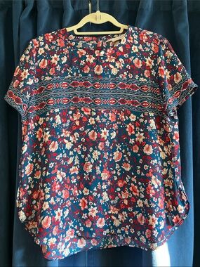 LOFT | Floral Blouse